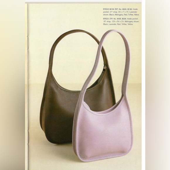 Vintage Coach Lavender Mini Zip Ergo 9020 Lilac Light Purple - Picture 16 of 16